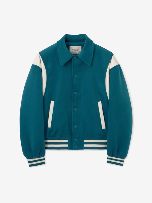 Flair Aura Varsity Suede Jacket